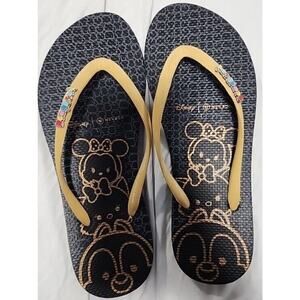 Disney Tsum Tsum Flip Flops New Size L Womens
